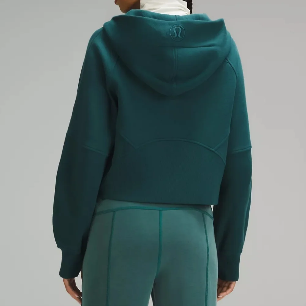 Lululemon Scuba Full Zip Oversized Hoodie in Green Jasper size M/L - Picture 3 of 17